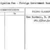 Participation Fee - Foreign Government Restaurants