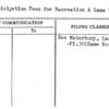 Participation Fees for Recreation & Game Room