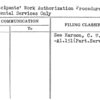 Participants' Work Authorization Procedure for Incidental Services Only