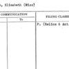 Pascoe, Elizabeth (Miss)