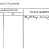 Pass Control Procedure