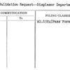 Pass Validation Request--Displamor Department