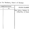 Passes for Members, Board of Design