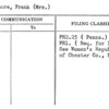 Passmore, Frank (Mrs.)