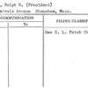 Patch, Ralph R. (President)