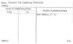 Patents for Lighting Fixtures