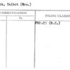 Patrick, Talbot (Mrs.)