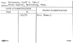 Patterson, Cliff S. (Hon.)