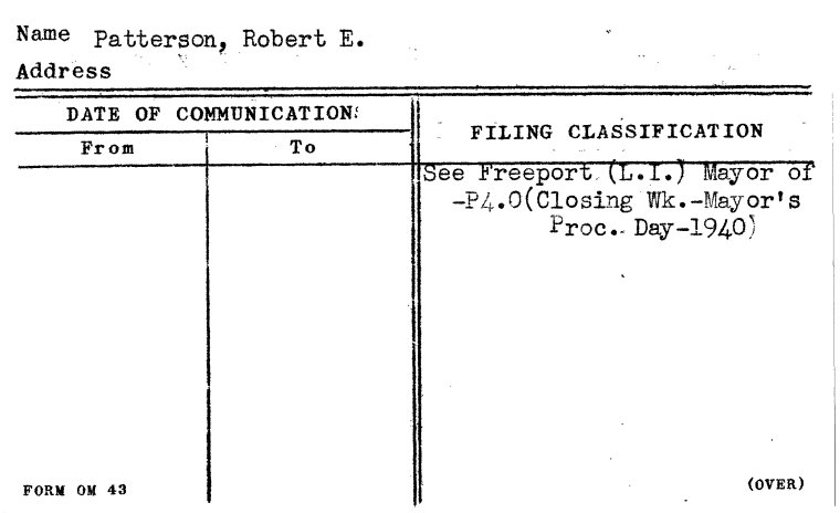 Patterson, Robert E. - NYPL Digital Collections