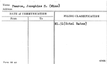 Pearce, Josephine S. (Miss)