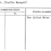 Peck, R. (Traffic Manager)