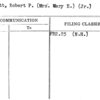 Peckett, Robert P. (Mrs. Mary E.) (Jr.)
