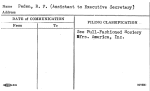 Peden, R.F. (Assistant to Executive Secretary)