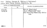 Pedley, Gracean M. (Editor & Publisher)