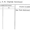 Pekich, B.M. (Supreme Secretary)