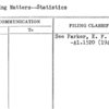 Pending Matters--Statistics