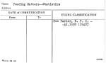 Pending Matters--Statistics