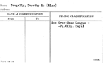 Pengelly, Dorothy M. (Miss)