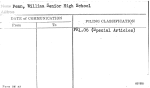 Penn, William Senior High School