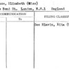 Penrose, Elizabeth (Miss)