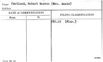Pentland, Robert Barron (Mrs. Annie)
