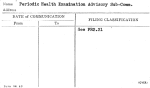 Periodic Health Examination Advisory Sub-Comm.