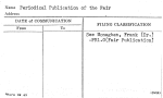Periodical Publication of the Fair