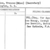 Perkins, Frances (Miss) (Secretary)