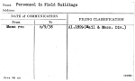 Personnel in Field Buildings