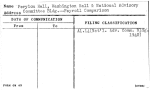 Perylon Hall, Washington Hall & National Advisory Committee Bldg.--Payroll Comparison
