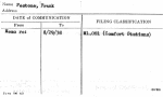 Pestone, Frank