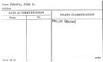 Peters, John A.