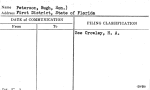 Peterson, Hugh, Hon.)