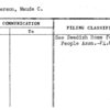 Peterson, Maude C.