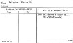 Peterson, Victor H.