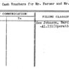 Petty Cash Vouchers for Mr. Farmer and Mr. Curtis