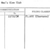 Philco Men's Glee Club