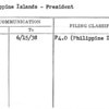 Philippine Islands - President