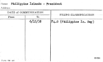 Philippine Islands - President