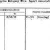Philppine Mahogany Mfrs. Import Association, Inc.