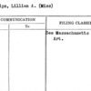 Phillips, Lillian A. (Miss)