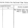 Photogelatin Prints for Railroad Time Tables