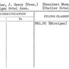 Pichler, J. Henry (Pres.) (Resident Manager)