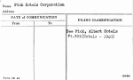 Pick Hotels Corporation