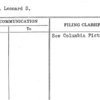Picker, Leonard S.