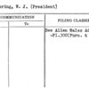 Pickering, W.J. (President)