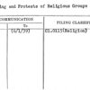 Picketing and Protests of Religious Groups