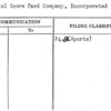 Pictorial Score Card Company, Incorporated