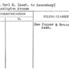 Pihl, Carl H. (Asst. to Secretary)