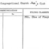 Pilgrim Congregational Church -Men's Club